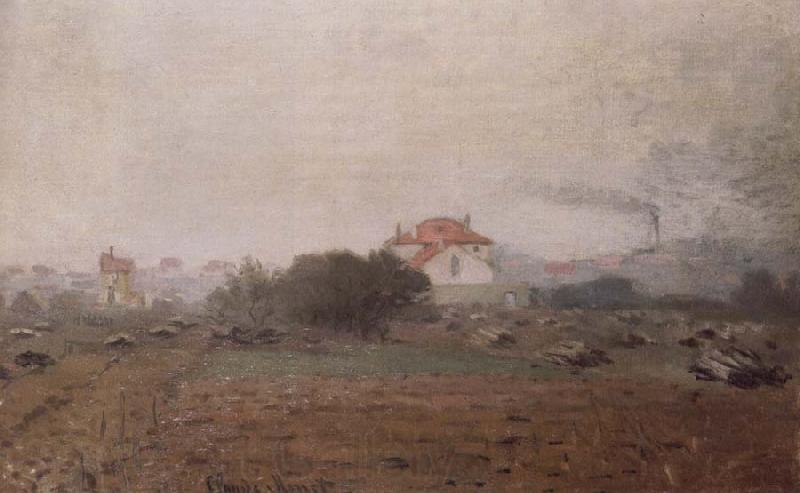 Claude Monet Effet de Brouillard France oil painting art